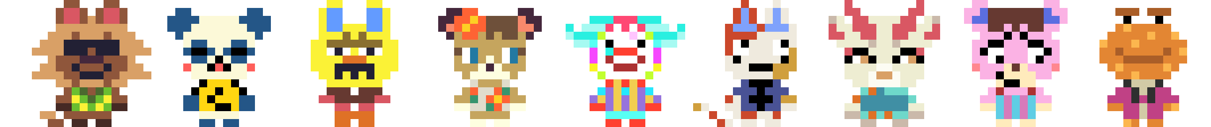 Animal Crossing Inspired Characters